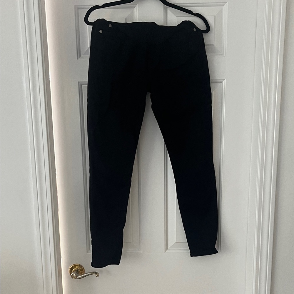 7 For All Mankind maternity black skinny jeans